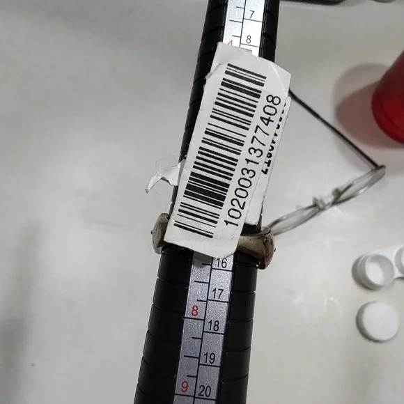 Judith Jack Ring Marcasite Silver Gold with Gem Size 7 - Picture 16 of 16